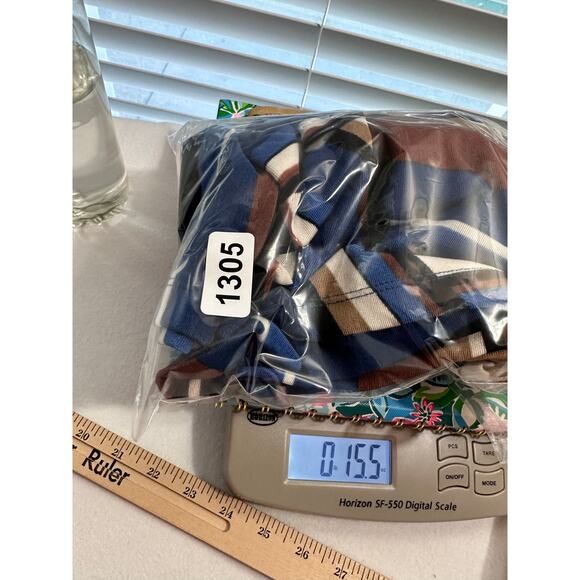 NWT Chico's Travelers Tunic Top 1 M Stripe Abstract Classy - Picture 10 of 10